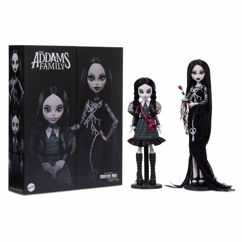 Addams Family Wednesday & Morticia Doll Set Mattel Monster High - Picture 2 of 6